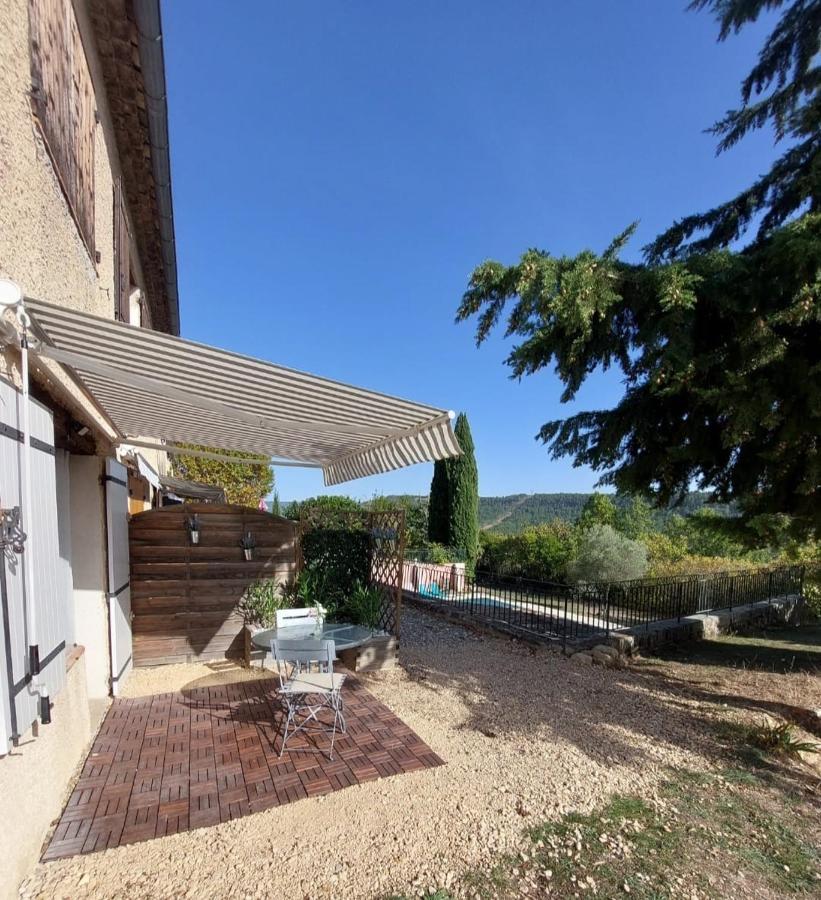 Logement D'Exception Pres Du Colorado Provencal Dans Une Residence Au Calme Avec Piscine Offrant Une Vue Imprenable Sur Le Luberon Depuis Sa Terrasse Viens Exterior foto
