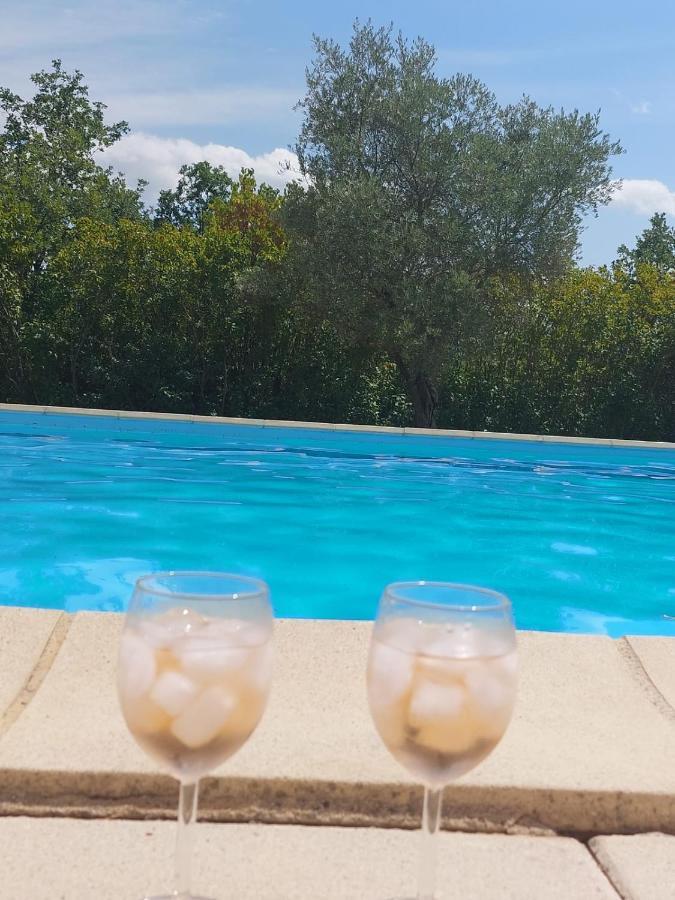 Logement D'Exception Pres Du Colorado Provencal Dans Une Residence Au Calme Avec Piscine Offrant Une Vue Imprenable Sur Le Luberon Depuis Sa Terrasse Viens Exterior foto